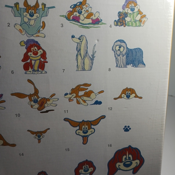 Puck & Friends Embroidery Designs Janome Sewing Machines Dog 25 Designs - Picture 5 of 7
